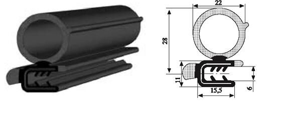 Kapı Fitili Üniversal 21 Mm 50 Mt AUTO FT125-108