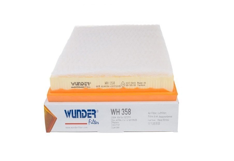 Chevrolet Cruze 1.4 Turbo A14NET Hava Filtresi Süngerli Wunder 834126