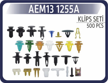 Klıps Set Karışık 500 Adet AEM13 1255A