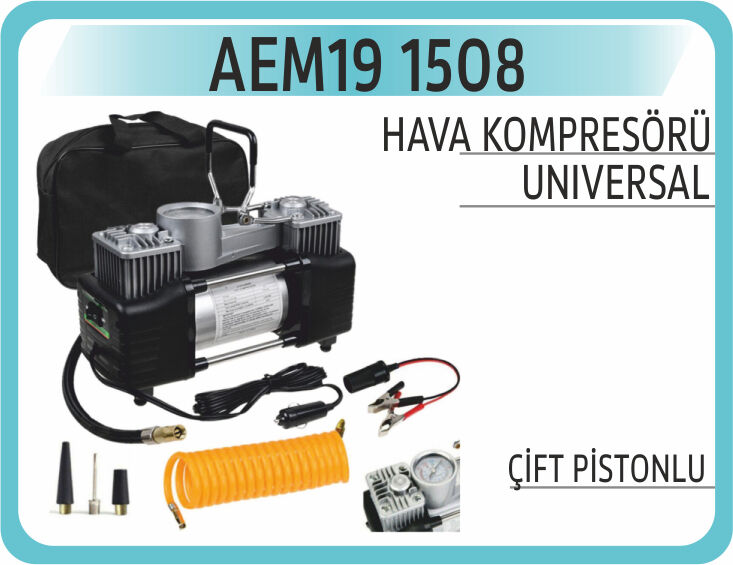 Hava Kompresörü Çift Pistonlu AEM19 1508