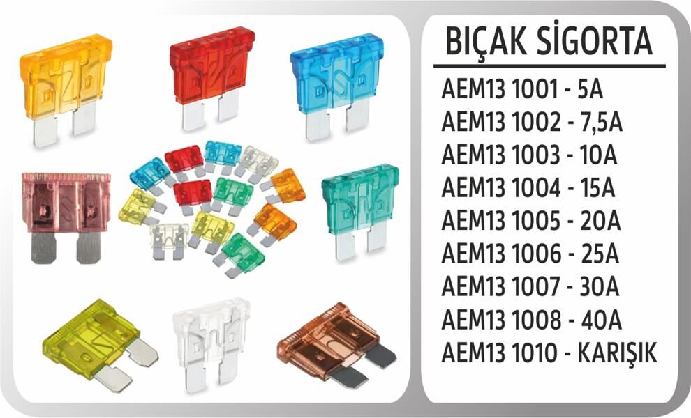 Bıcak Sıgorta 10A AEM13 1003