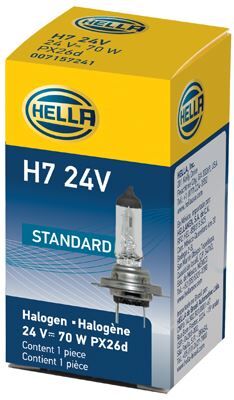 Ampul H7 70W 24V Px26d Universal Cv 178555251-89901207---------- HELLA 8GH178555251