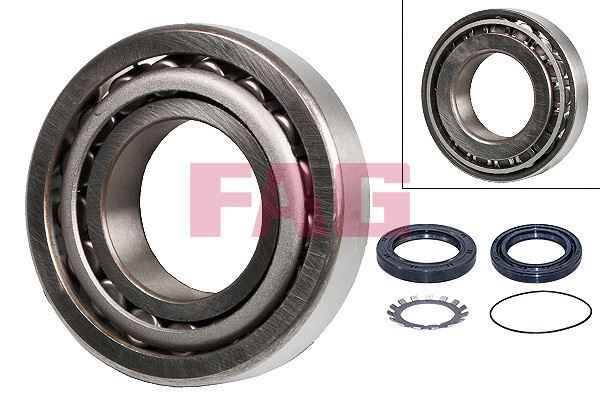 Porya Rulmanı Arka Ford Ranger-Mazda Bt50 98> 4X2-4X4 FAG 713679090