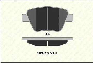 Arka Balata Caddy-Golf6-Jetta-A3-Octavıa-Superb 10 > KALE 24563 177 04 ANS KD13