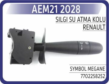 Far Silecek Kumanda Kolu Silme Yıkama Fonksiyonu İle Megane I-Kangoo I 96> AEM21 2028