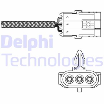 Oksijen Sensörü Clıo-Kangoo 1.2 96-01 DELPHI ES10992-12B1