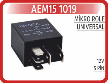 Mikro Role 12V 5Pin AEM15 1019