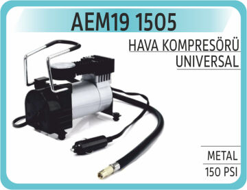 Hava Kompresörü Metal 150 Psı AEM19 1505
