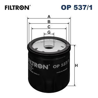 Yağ Filtresi Doblo 1.2-1.9-Marea 1.8-2.0-Punto 1.2-1.8-Stılo 1.8-1.9-Uno 1.1-1.4-Brava-Bravo-Palıo Op537.1 FILTRON OP2007