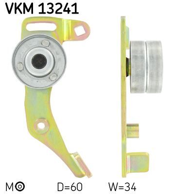 Eksantrik Gergi Rulmanı Peugeot P205-P306-P405-Partner-Boxer-Expert-Cıtroen Berlıngo-Jumpy-Jumper-Xs Ara -Fıat Ducato-Scudo 1.9D-1.9Td SKF VKM13241