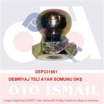 Debriyaj Teli Ayar Somunu Dkş DEPAR 1661