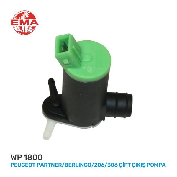 Cam Su Fiskiye Pompası Çift Çıkış Partner-Berlıngo-P206-P306-Saxo EMA WP1800