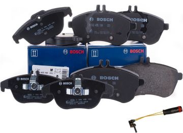 Mercedes W204 Kasa C220 CDI Ön Ve Arka Fren Balata Seti Bosch Marka 0986495105 - 0986495104 -60-201-008 - F0300001