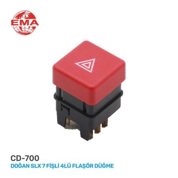 Dörtlü Flaşör Anahtarı Slx EMA CD-700