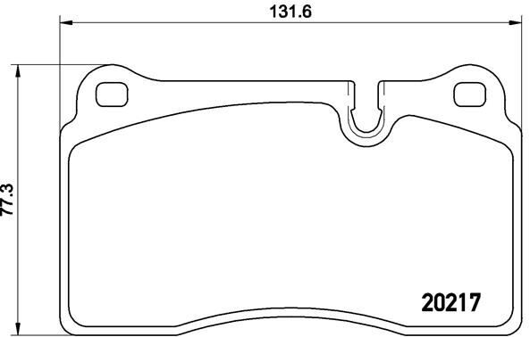 Fren Balatası On Land Rover Range Rover L320 L322 BREMBO P44018