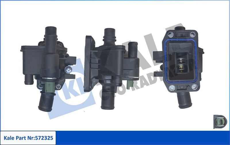 Termostat Komple Sensörlü Ford Fiesta-Peugeot-Citroen 02> 1.4 Hdi-Tdci Euro 4 Mazda 2-Peugeot 1007-206-206 Sw-206 -307-Bıpper-Bıpper Tepee-Toyota Aygo KALE 572325