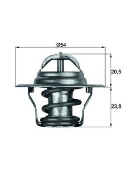 Termostat Bora-Caddy-Golf-Passat-Polo-T5-Sharan-Octavıa-Fabıa-Toledo-Ibıza-Cordoba-A3-A4-A6-Tt 87C MAHLE TX14.87D