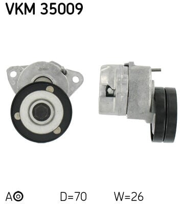 Alternatör Gergi Rulmanı Kütüklü Astra F-G-H-Vectra A-B-Corsa B-Combo-Zafıra-1.4- 1.6İ-1.8İ-2.0İ 1 6V SKF VKM35009