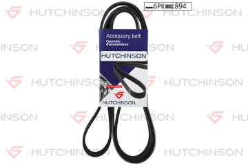 Kanallı Kayış P208-P308-P508-P3008-P5008-Expert-Jumpy-C4-C5-Ds3-Ds5 1.6 Thp Boxer-Jumper-Ducato 2.5 Solenza-Scudo-Astra F-Corsa B-Clıo I-Iı-Kng-Cordoba HUTCHINSON 6PK894
