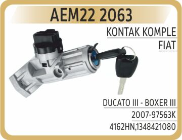 Kilitli Kontak Gövdesi 5 Fiş Komple Anahtarlı Peugeot Boxer Iı -Cıtroen Jumper Iı-Fıat Ducato 06 >16 AEM22 2063