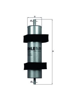 Yakıt Filtresi Audı A4 8K -A5 8T3 2.0-2.7-3.0 Tdı V6 08 > Q7 3.0 Tdı-4.2 Tdı 2010 > MAHLE KL596