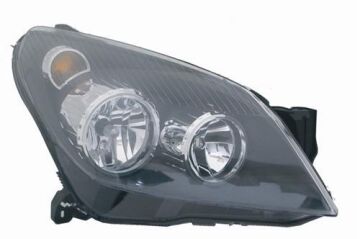 Sağ Far Astra H 03/04> Tanım Gw / Elektrikli H7 H1 Siyah TYC OPL10AS041