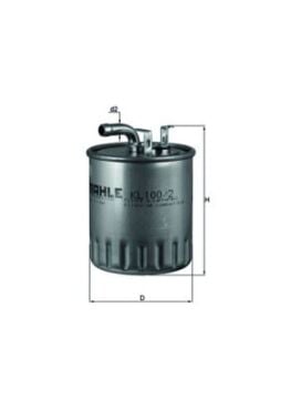 Yakıt Fıltresı Mercedes Om668 Om611 W168 W414 W638 B901>B905 MAHLE KL100.2