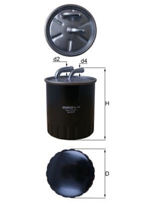 Yakıt Fıltresı Mercedes Om646 W203 W204 C219 W211 W221 W639 B906 MAHLE KL313