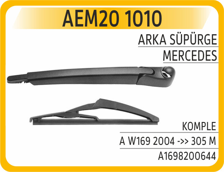 Sılecek Supurgesı Arka 305Mm Mercedes A-Class W169 Kollu AEM20 1010