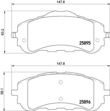 Ön Fren Balatası 283Mm Astra L 21> Combo E 18> Berlıngo 18> Partner 18> 308 Iı-Iıı 13> Rıfter 18> BREMBO P61120