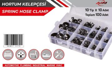 Hortum Kelepçesi Metal Yeni Tip 100 Adet AEM13 1270