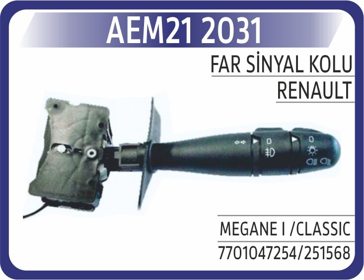Far Sinyal Kolu Renault Megane I 96> Kangoo 97> AEM21 2031