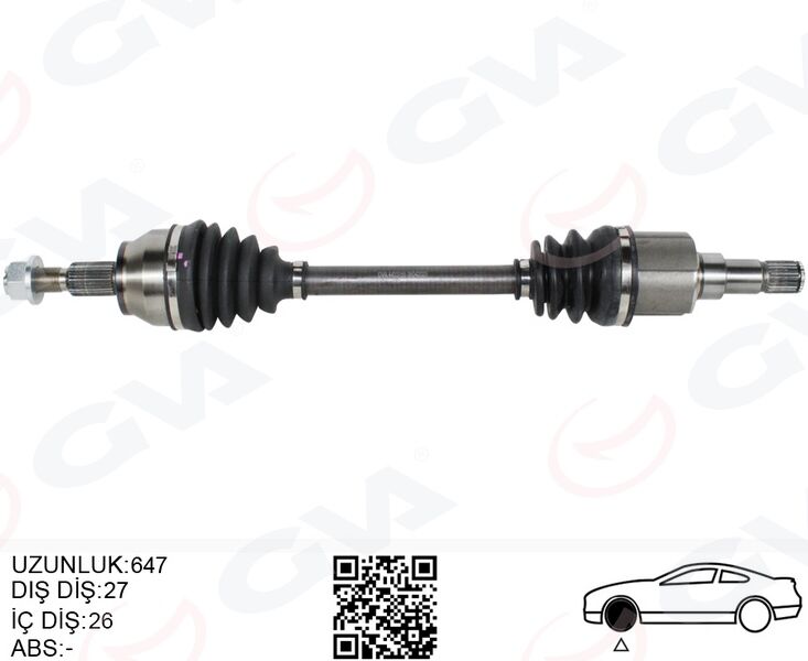 Komple Ön Aks Sol Connect 14> 1.6 Tdcı GVA 4433155