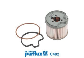 Yakıt Filtresi Partner-Berlıngo-C5-Jumpy-Xsara-Scudo-P206-P307-P406-P607-P806-Expert 2.0Hdı PURFLUX C482