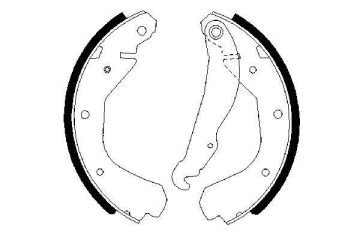 Arka Pabuç Balata Combo 84-92 -Corsa A 84-93 -Kadett 83-92 200X29 Gs6214 BOSCH 0986487213