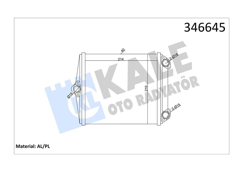 Kalorıfer Radyatoru Mercedes S-Class W126 85>91 KALE 360195