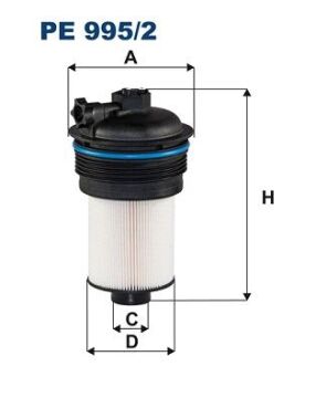 Mazot Filtresi Ford Yenı Transıt V363-V362 17> 2.0 Ecoblue FILTRON PE995.2