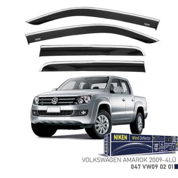 Kromlu Cam Rüzgarlığı Vw Amarok 2009- 4Lü NIKEN 047VW090201
