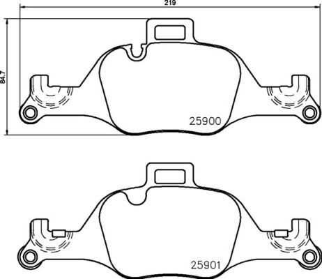 Fren Balatası On Bmw G30 G31 G32 G11 G12 G01 G02 G05 G06 BREMBO P06107