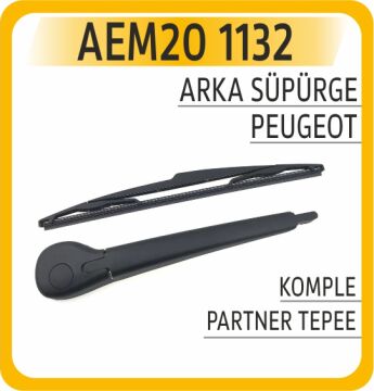Arka Silecek Kolu Süpürgesi Komple Peugeot Partner Tepee-Cıtroen Berlıngo 96> AEM20 1132