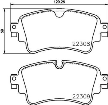 Arka Balata Audı A4-A5-A7-Q5-Q7 2014 > BREMBO P85154