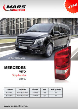 Stop Lambası Sag Mercedes Vıto W447 14> Duysuz MARS 510972