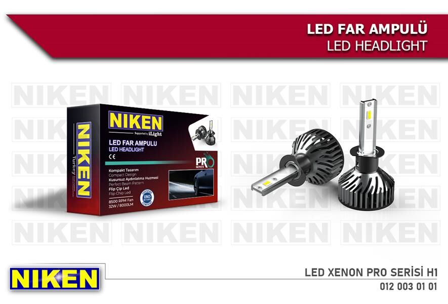 Ampül Led Xenon Pro Serısı H1 NIKEN 0120030101