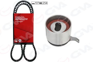 Triger Kayış Seti Eksantrik Seti Daewoo Damas Matız 0.8L 3 Silindir 95-00 / Tıco 0.8L F8c Tek E Ksantrik 95-> 1 Kayış 1 Rulman 107X250 GVA 59T9932DO