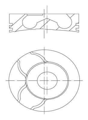 Motor Piston Segman Std 76.00 26Pim Clıo Iı-Iıı Kangoo-Megane Iı-Iıı Symbol Iı-Iıı-Sandero-Lo Gan- Juke 1.5Dci K9k MAHLE 0220100