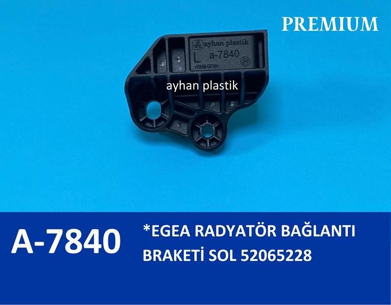 Radyatör Bağlantı Braketi Sol Egea 21.5 X 19 Cm Poşet AYHAN A7840