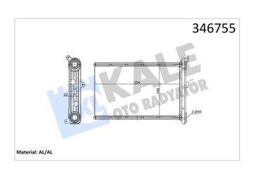 Kalorıfer Radyatoru Bmw E87 E90 F26 F25 E84 E92 E91 E81 KALE 346755