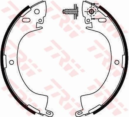 Arka Pabuç Balata L200 2.5D Td 86-96 L300 2.0 2.3D 2.4 2.5D 89 96 > Pajero 88-00 254X51 TRW GS8185