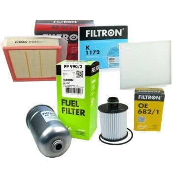 Opel Corsa D 1.3 Dizel Euro 5 Motor Periyodik Bakım Filtre Seti Filtron Marka