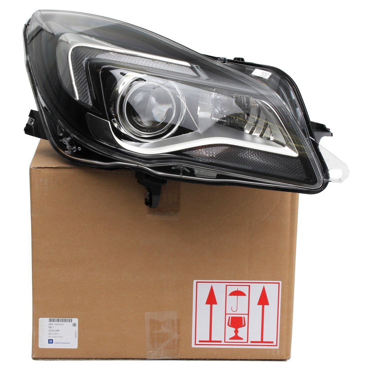 Opel İnsignia Makyajlı Kasa Sağ Ön Far Adaptif Xenon Far 1216815 13432957